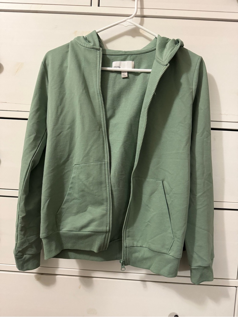 Nordstrom Kids Mint Green Zip-Up Hooded Jacket